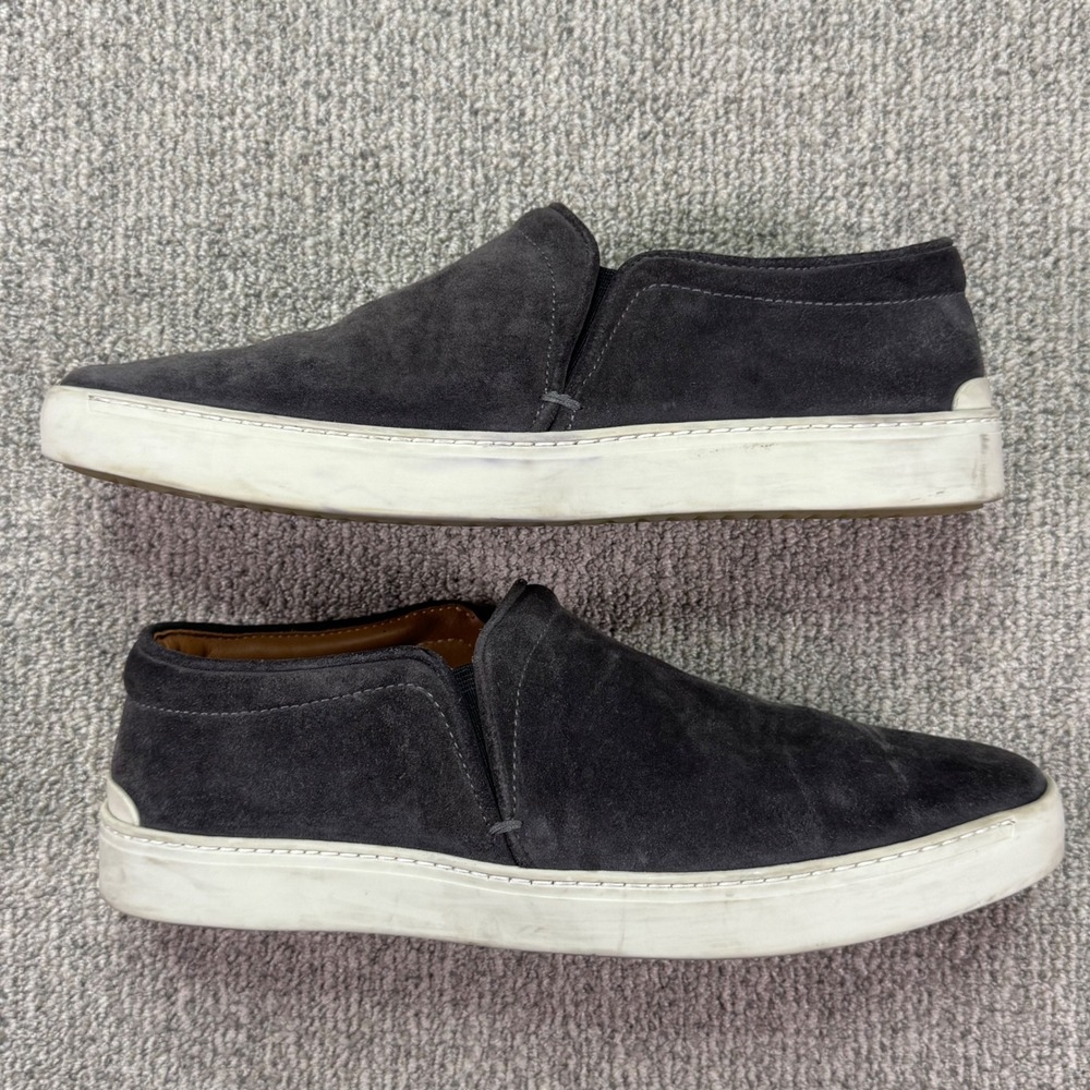 Rag & Bone Kent Suede Slip On Sneakers Men Charcoal Gray Size‎ 8 EU 41